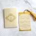 Velvet Invitation with Velvet Pocket Wedding Card with Tassel
